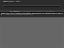 Tablet Screenshot of mappinghacks.com